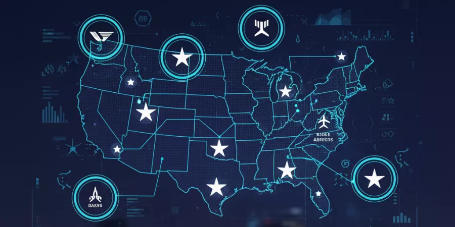 biggest airports in the US